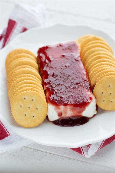 Sriracha Raspberry Cream Cheese Dip - Cook. Craft. Love.