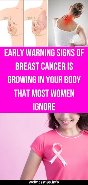 Early Warning Signs Of Breast Cancer Is Growing In Your Body That Most ...