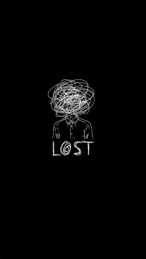 Alone , Lost, Art, Scribble , coolbackgrounds, Iphone, 2022, Cool, Black, Smoke, Sad , Android ...