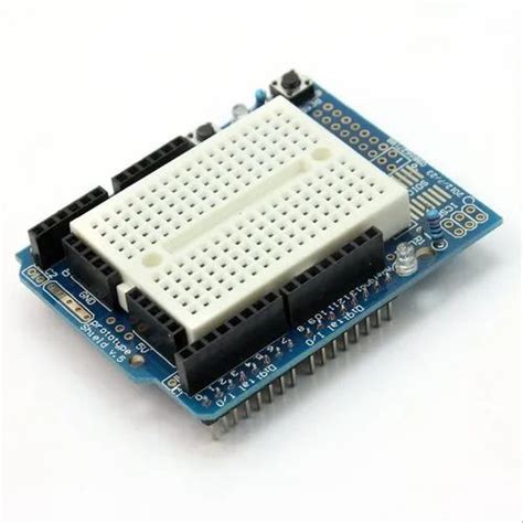 Plastic Arduino UNO Prototype Board, White, Min Hole Size: 3 mm at Rs ...