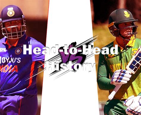 Head-to-Head History: Predicting Trends in South Africa vs India ...