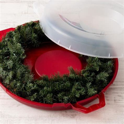 IRIS 2-Pack 25.25-in x 28.25-in Plastic Wreath Storage Container in the Wreath Storage ...