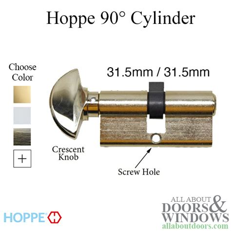 Hoppe Active Euro Keyed 90° Cylinder