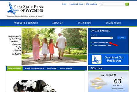 First State Bank of Wyoming Online Banking Login - CC Bank