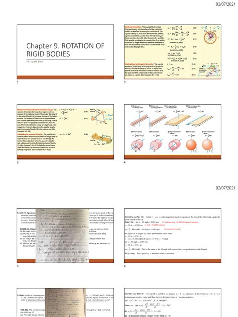 Rotation of Rigid Bodies | PDF