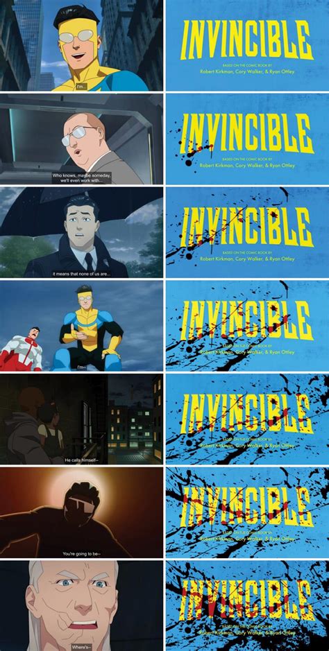 Every scene leading into title card from first seven episodes. : r/Invincible