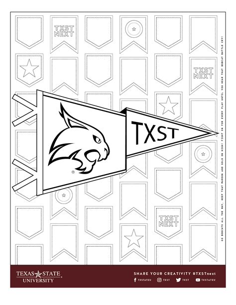 Coloring Pages : Brand Guidelines : Texas State University