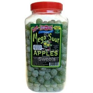 Barnetts Mega Sour Apple British 3kg - Pacific Candy Wholesale