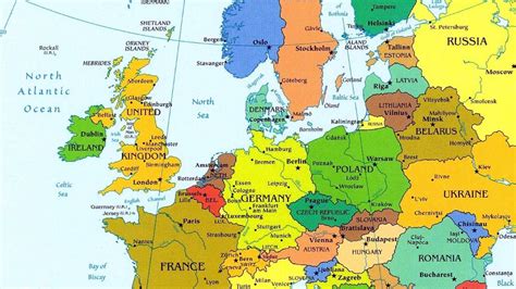 28 Europe Map With Major Cities - Maps Online For You