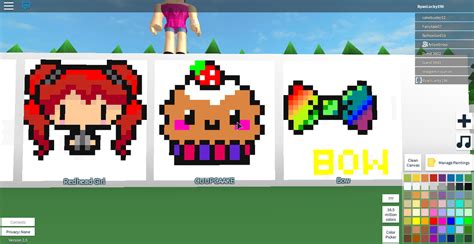 Cute drawing 2 Roblox pixel by KirbyTuxedo on DeviantArt