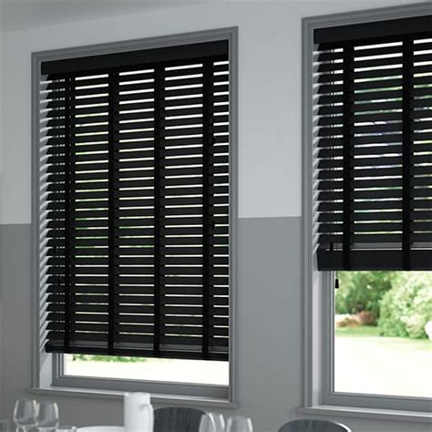 Origin Midnight Black with Black Wooden Blind