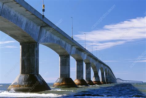 Confederation Bridge, Canada - Stock Image - T838/0159 - Science Photo Library