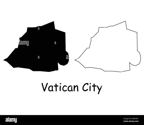 Vatican city map hi-res stock photography and images - Alamy