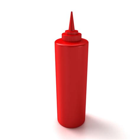 3D Model Ketchup Bottle - TurboSquid 2130408