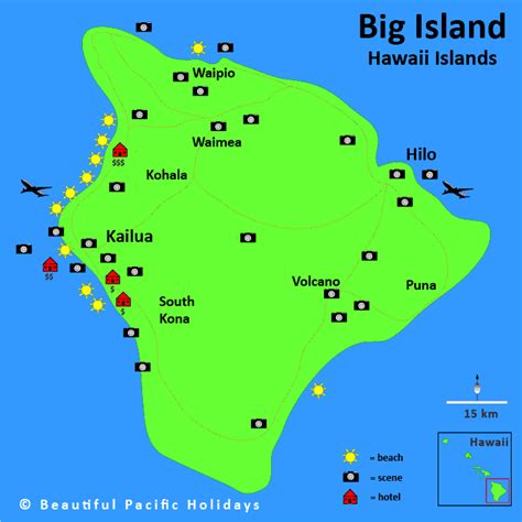 Big Island Map Printable