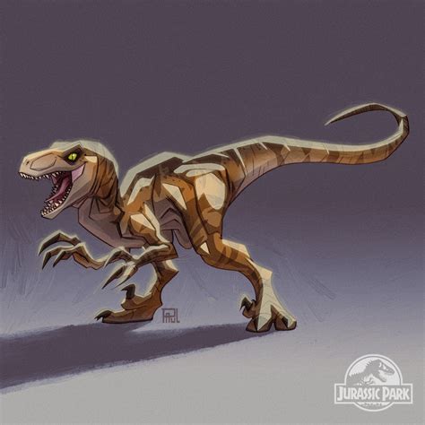 ArtStation - Velociraptor Cartoon