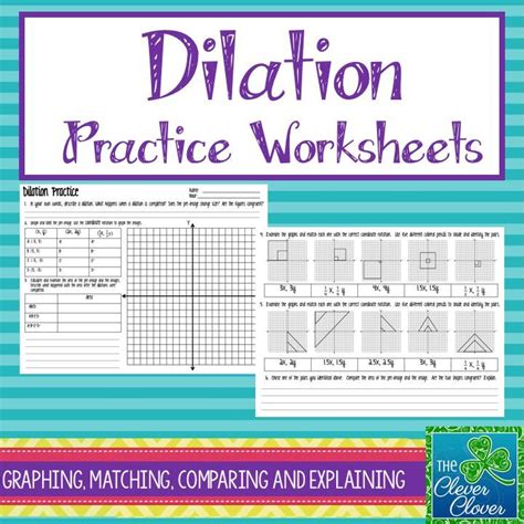 This product provides practice with dilations. Students will have an opportunity to define ...