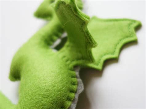 PDF Dragon Felt Pattern / Green Dragon Felt Easy Sewing - Etsy