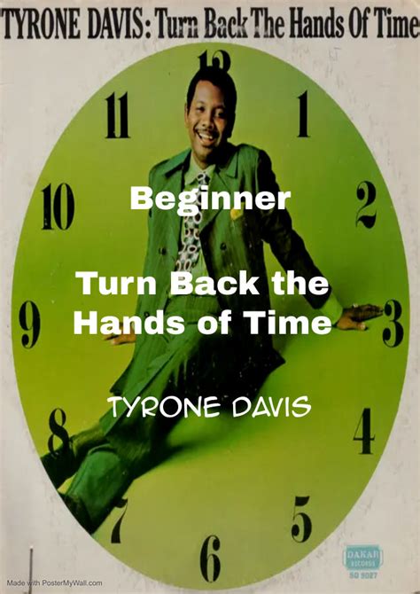 Turn Back the Hands of Time - Tyrone Davis - Standard Notation | Greg's ...