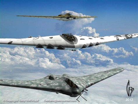 Horten Ho XVIII in fly | Secret Projects Forum | Wwii aircraft ...