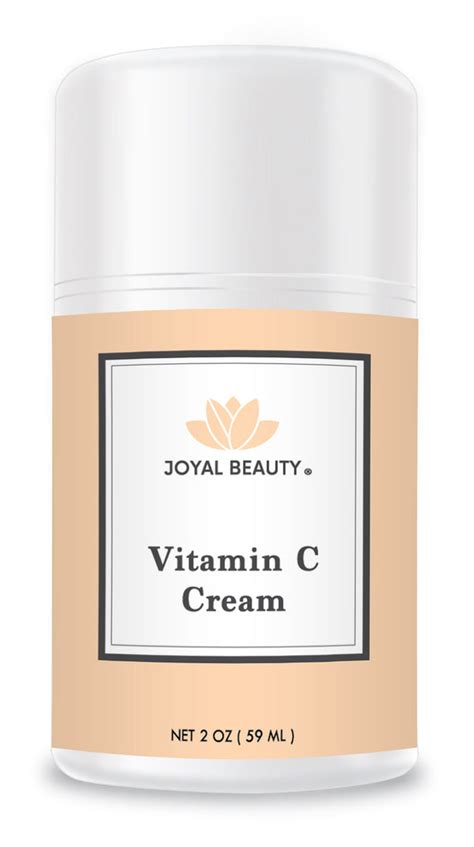 Organic Vitamin C Cream for Face. Intensive Hydration Moisturizer. – Joyal Beauty