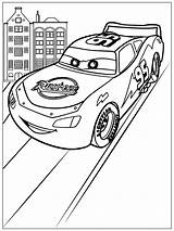 Disney Cars Lightning fast racing coloring Page Coloring  Free sketch template