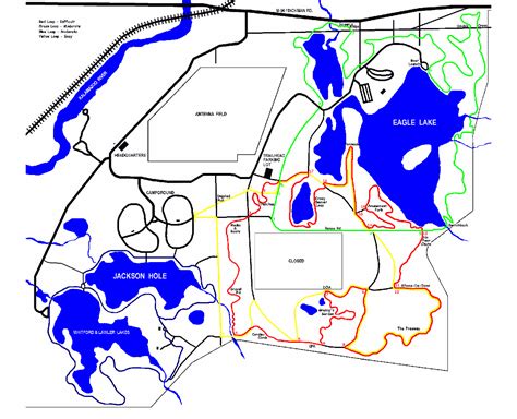 Fort Custer State Park Trail Map. Enjoy! | Custer state park, Michigan state parks, Park trails