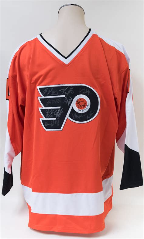 Lot Detail - Philadelphia Flyers Legends Signed Flyers Hockey Jersey ...