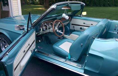 Tahoe Turquoise Blue 1968 Ford Mustang Convertible