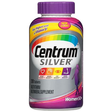 Centrum Silver Women Complete Multivitamin & Multimineral Supplement Tablet, Age 50 Plus | Walgreens