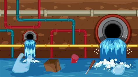 A Vector of Sewer Waste 444662 Vector Art at Vecteezy