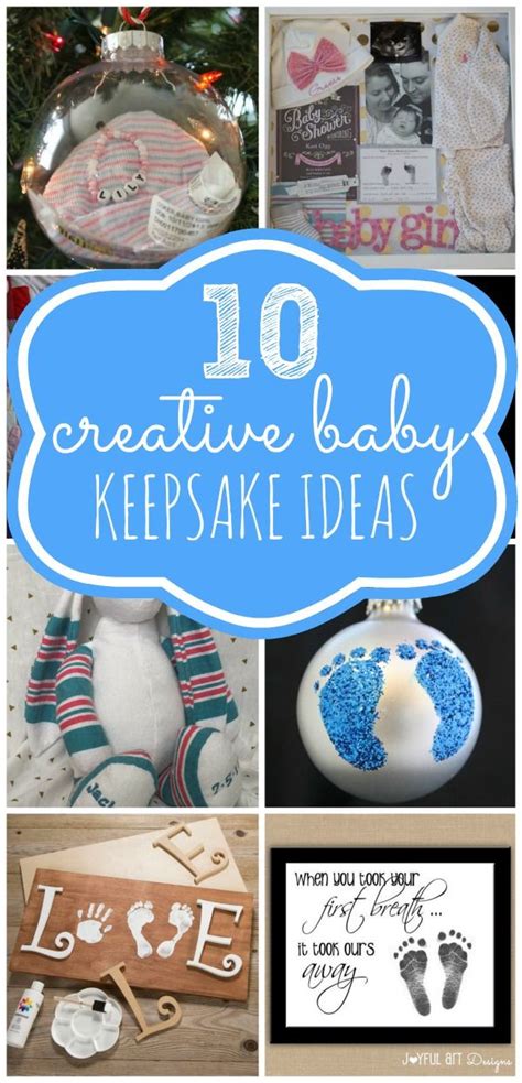 10 Creative Baby Keepsake Ideas | Keepsake baby gifts, Baby keepsake, Baby boy keepsakes