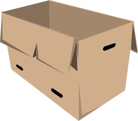 Open Cardboard Box - ClipArt Best