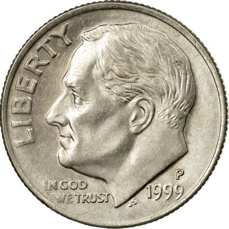 One Dime 1999 Roosevelt, Coin from United States - Online Coin Club