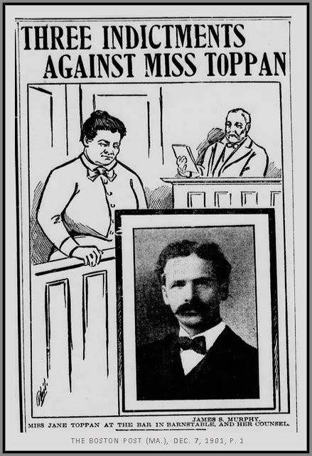 Unknown Gender History: Jane Toppan, Massachusetts Serial Killer Nurse ...