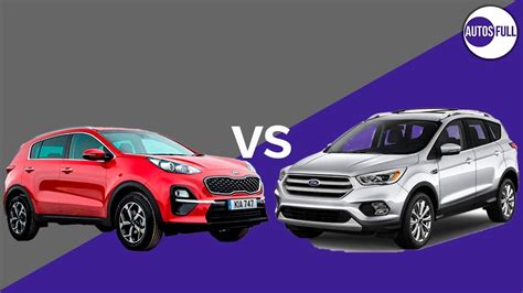 FORD ESCAPE VS KIA SPORTAGE - YouTube