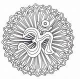 Hindu Mandala Coloring Pages sketch template