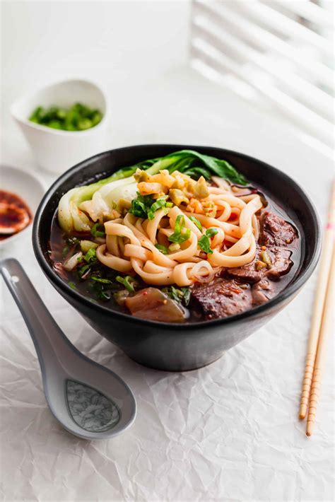 Taiwanese Spicy Beef Noodle Soup (Instant Pot) | Sift & Simmer