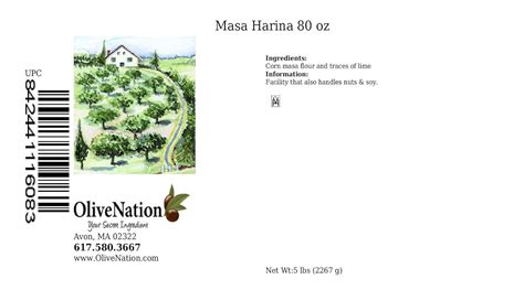 Masa Harina, Nixtamalized Corn Flour for Authentic Mexican Flavor Tortillas, Tamales, Tacos, Non ...