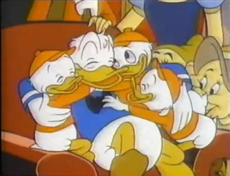 Donald Duck hug his Nephews ♥️ | Duck cartoon, Donald duck, Disney duck