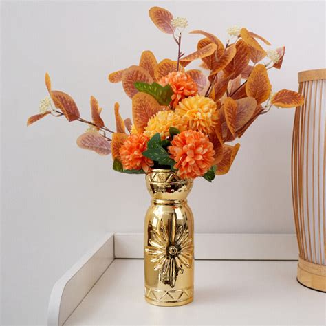 Desktop Vase Ceramic Flower Vases European Style Arrangement | eBay