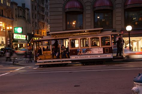 Cable Car Union Square San Francisco Usa Stock Photo - Download Image ...