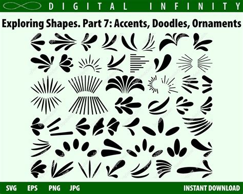 DECORATIVE ELEMENTS SVG Decoration Svg Text Divider Svg - Etsy