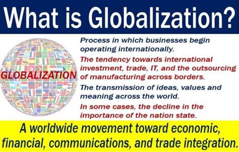 Globalization - definition and meaning - Market Business News