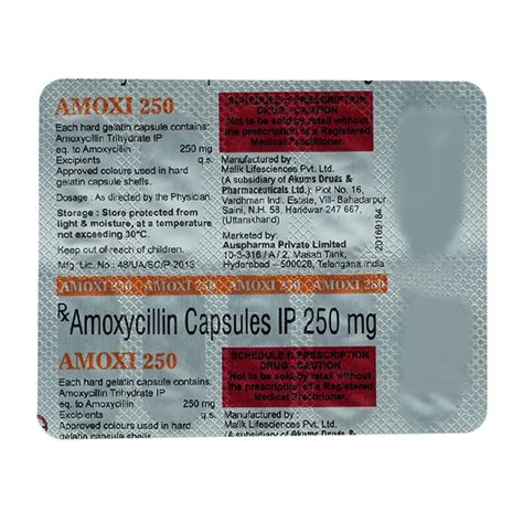 Amoxi 250 Capsule | Uses, Side Effects, Price | Apollo Pharmacy