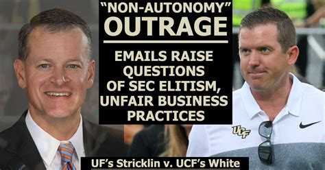 UCF AD Danny White Encourages UF AD to End Playoff Monopoly in Email ...