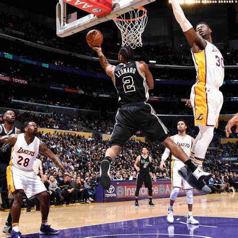 Spurs vs. Lakers: Score, Highlights, Reaction from 2017 Regular Season ...