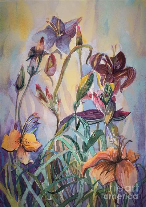 Consider the lilies of the field Painting by Mindy Newman - Pixels