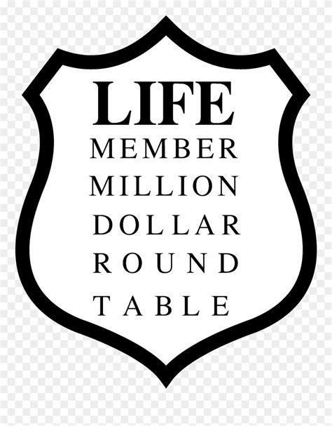 Million Dollar Round Table Logo Black And White - Mdrt 2019 Clipart ...