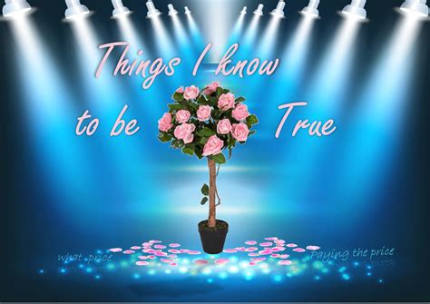 Things I Know to be True - TASA Online